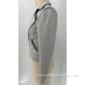 Women's Grey Faux Suede Jacket